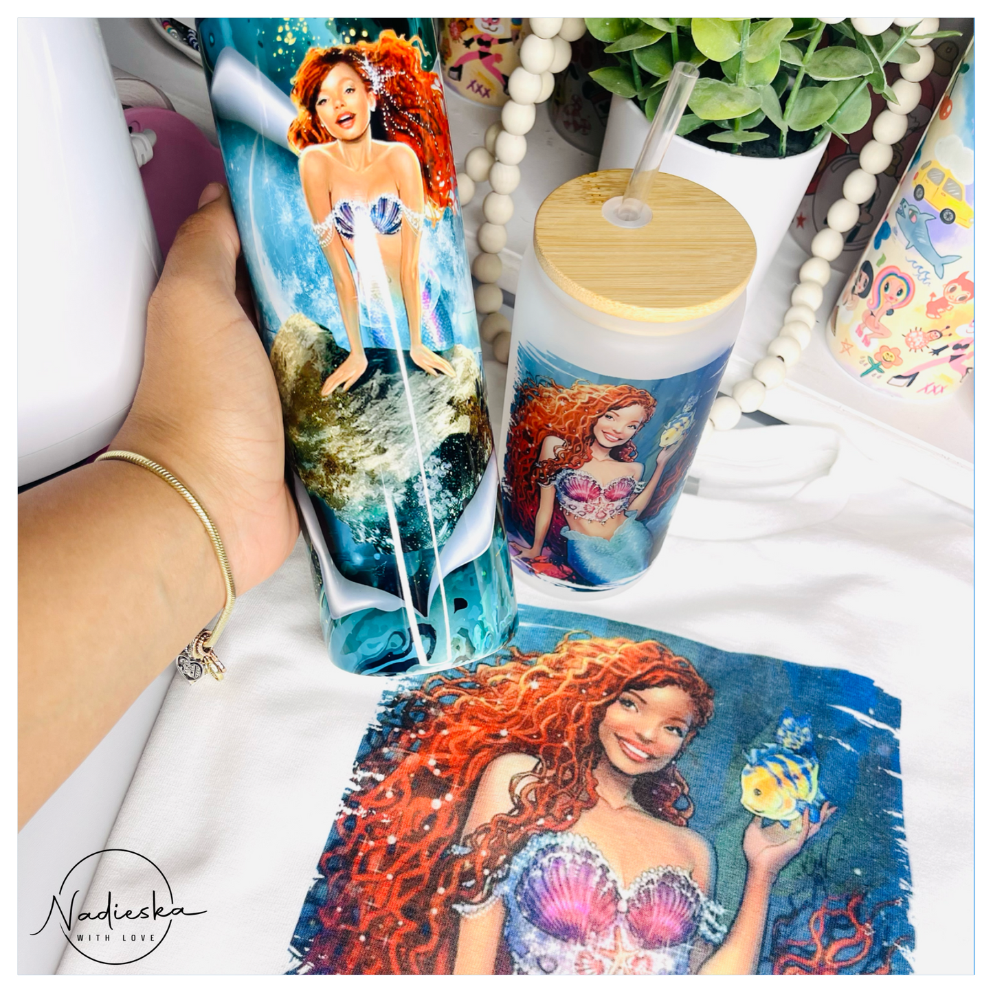 The little mermaid live-action Can glass