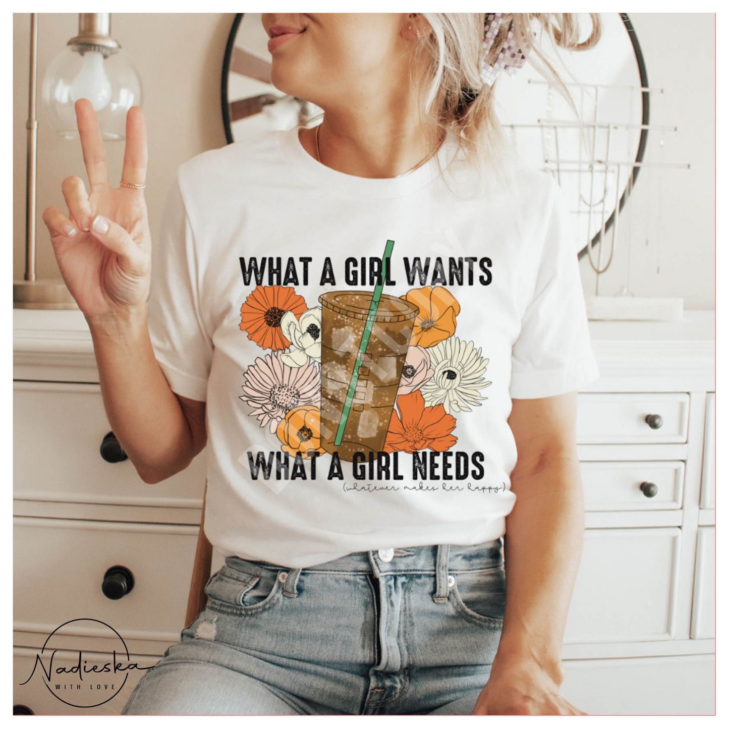 What a girl wants t-shirt