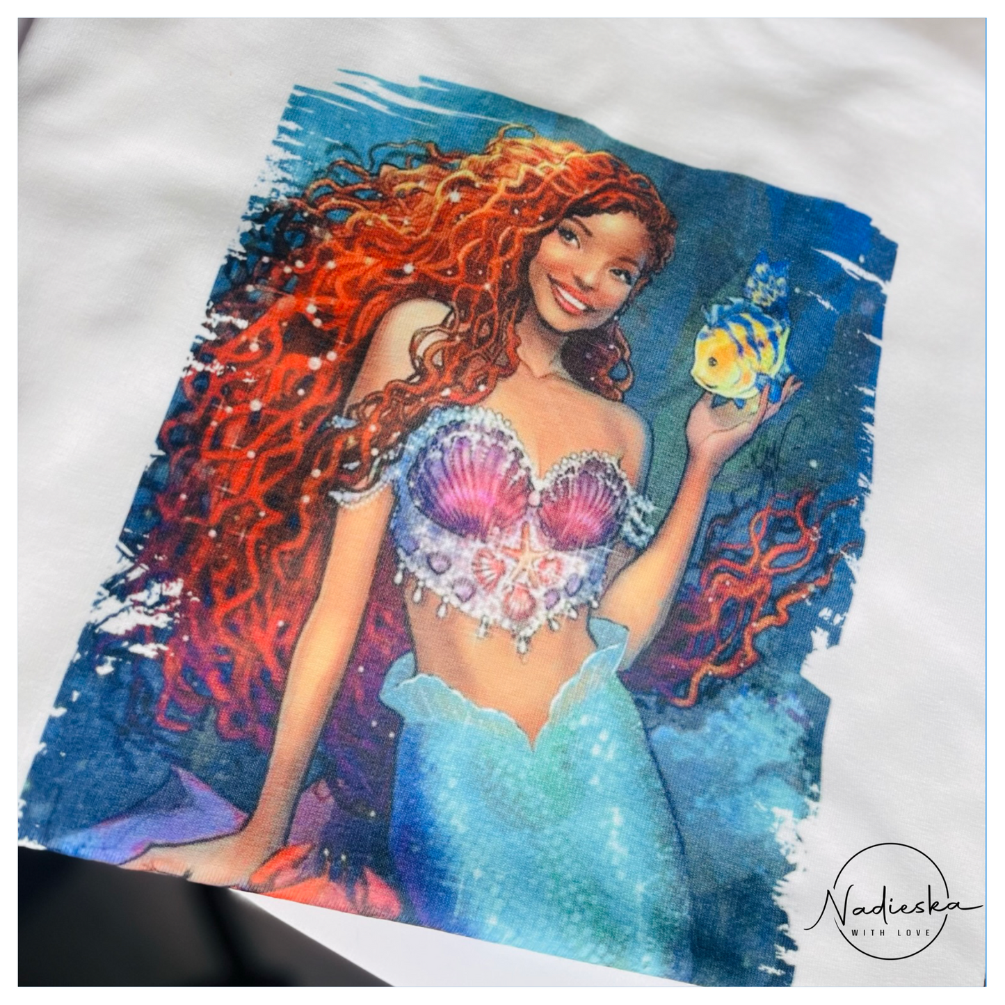 The little mermaid live- action t-shirt