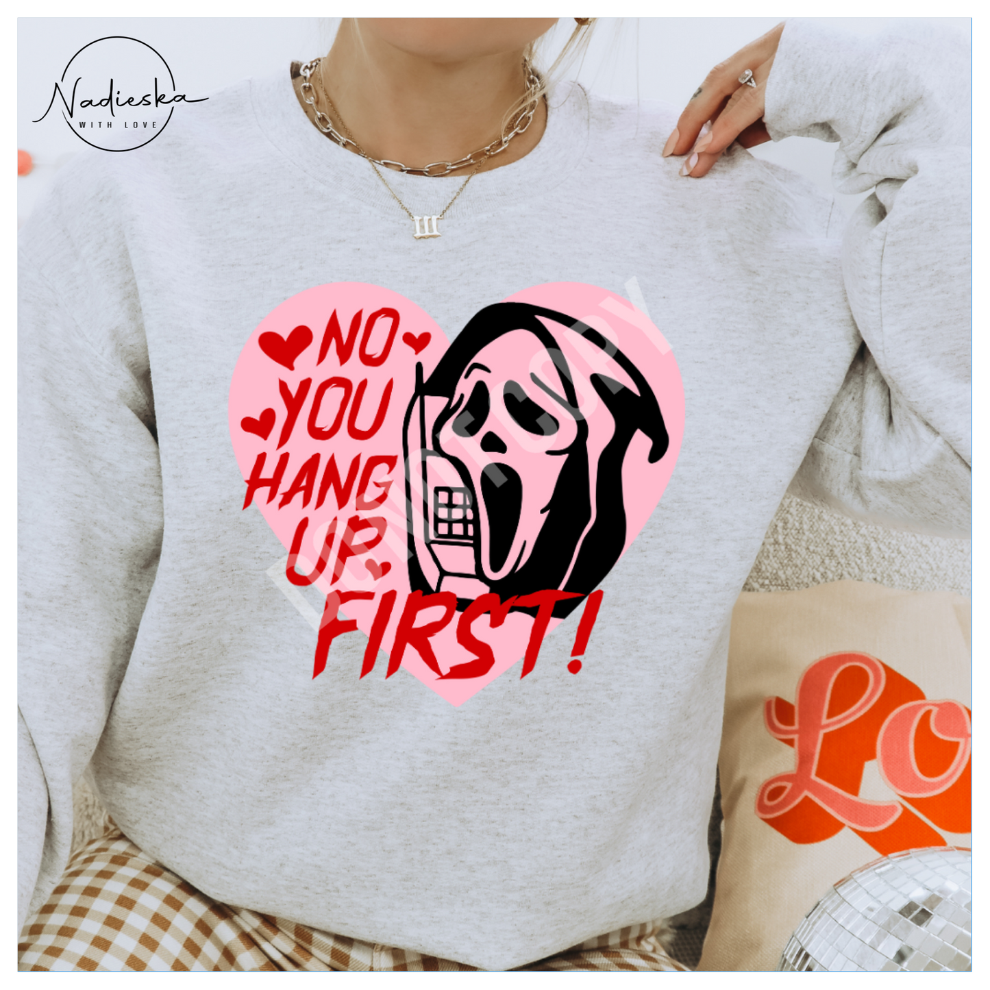 You hang up ghost face sweatshirt