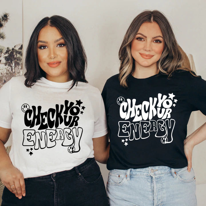 Check your energy t-shirt