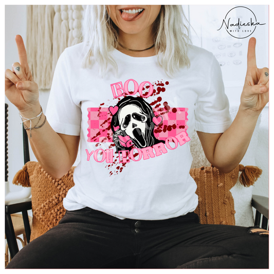 Boo horror t-shirt