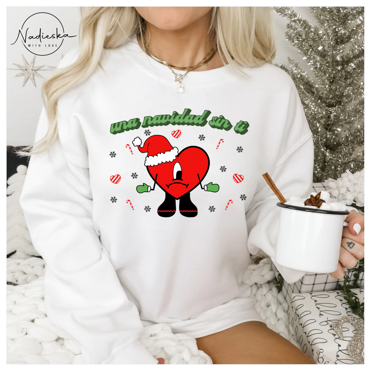 Una navidad sin ti sweatshirt