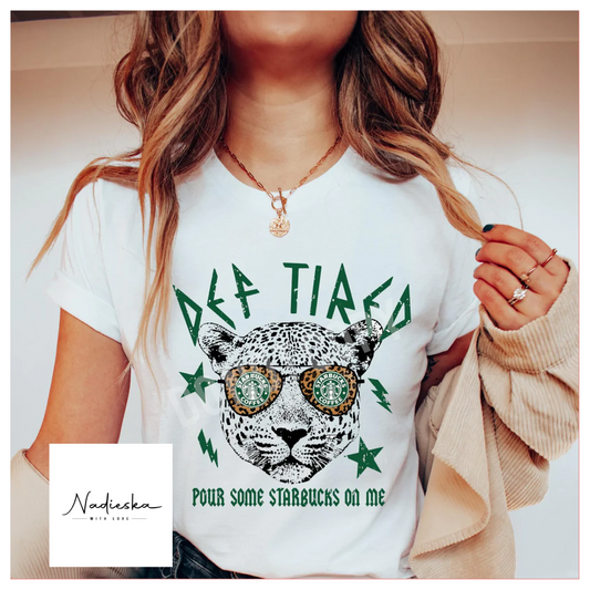 Def tired starbs on me T-shirt