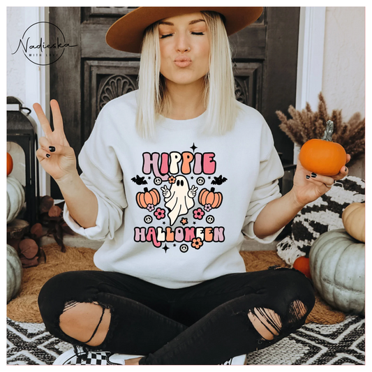 Hippie Halloween sweatshirt