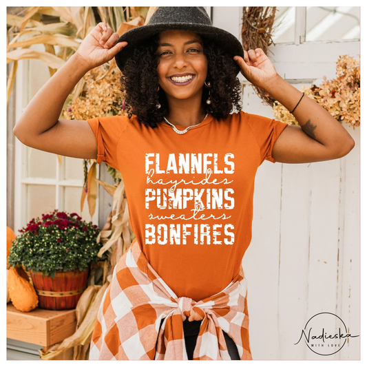 Fall favs t-shirt