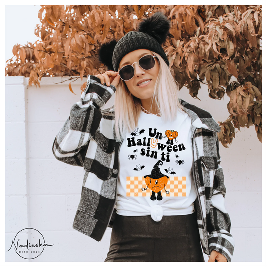 Halloween sin ti t-shirt